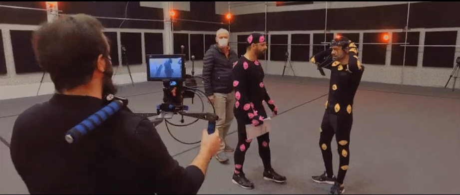 Irradiation film production using motion capture and real-time Unreal Engine rendering