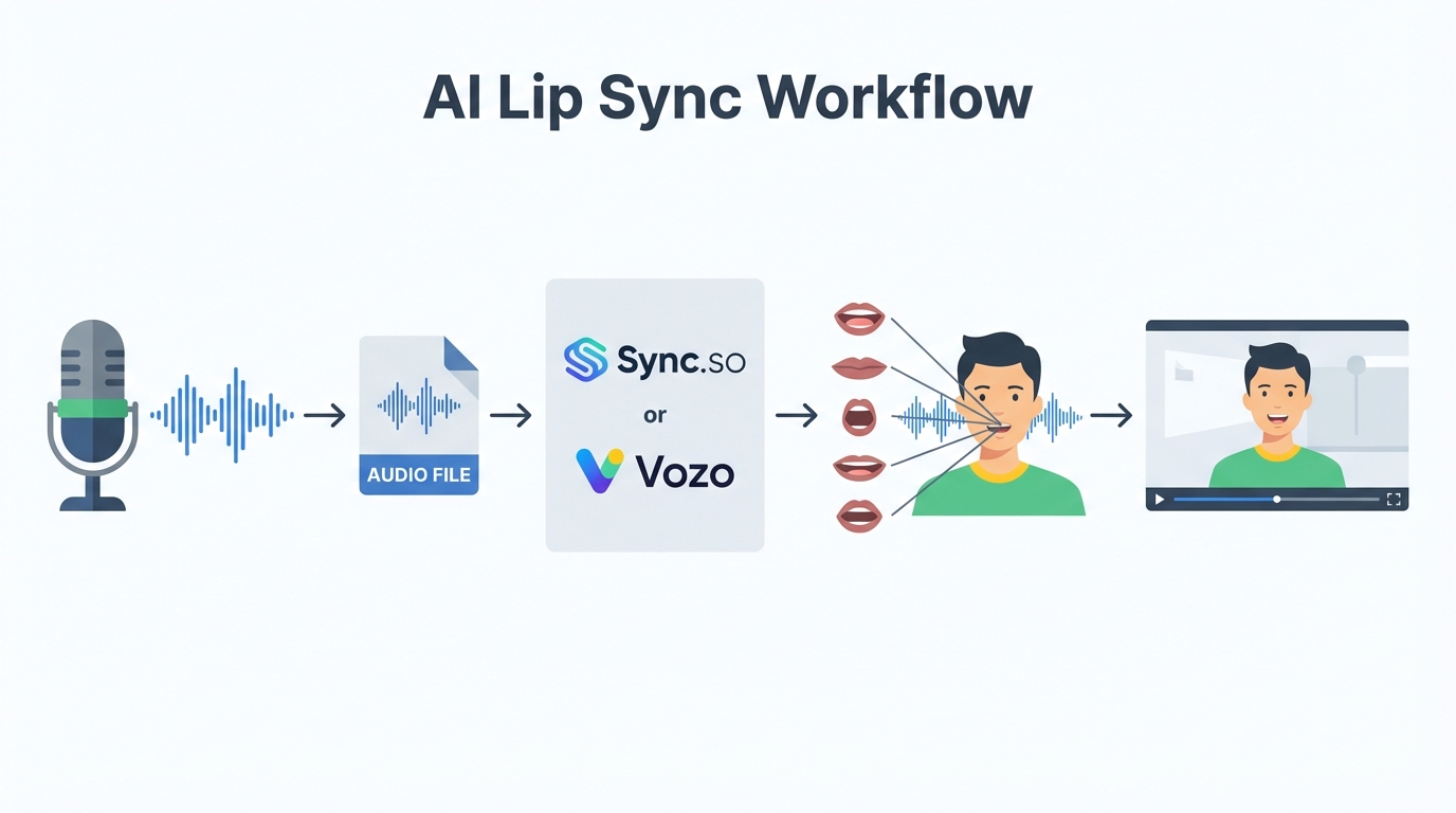 Audio Lip Sync AI Workflow