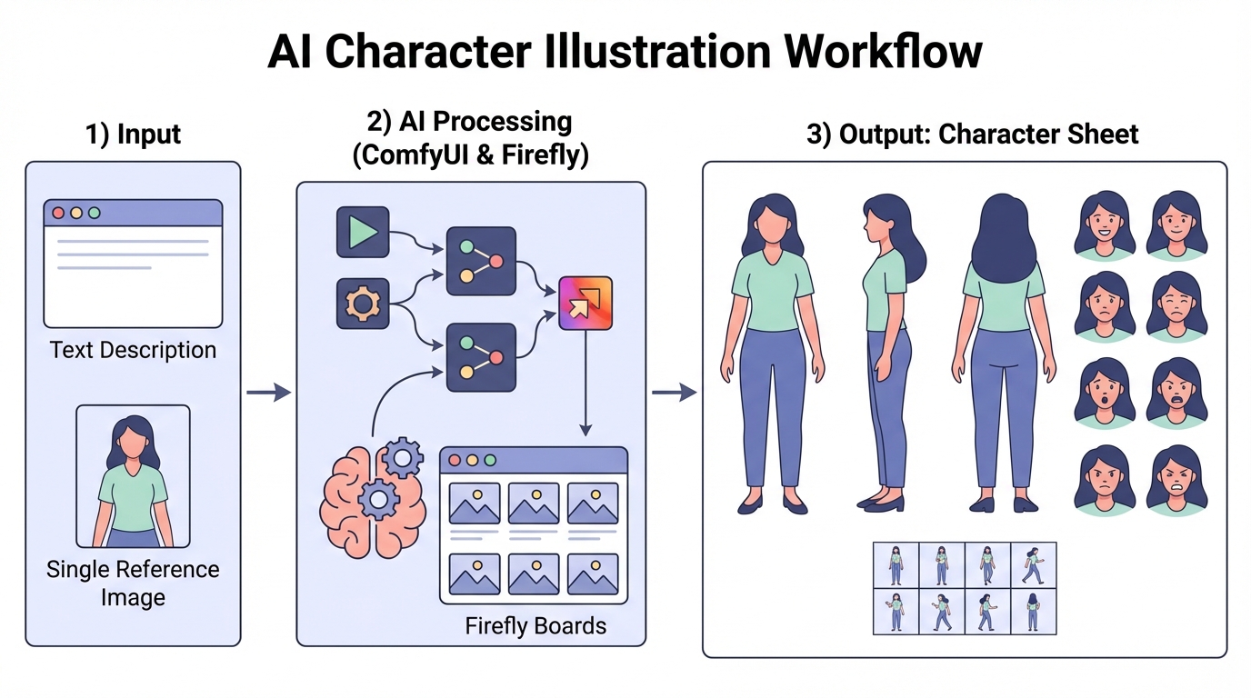 Illustration AI Workflow